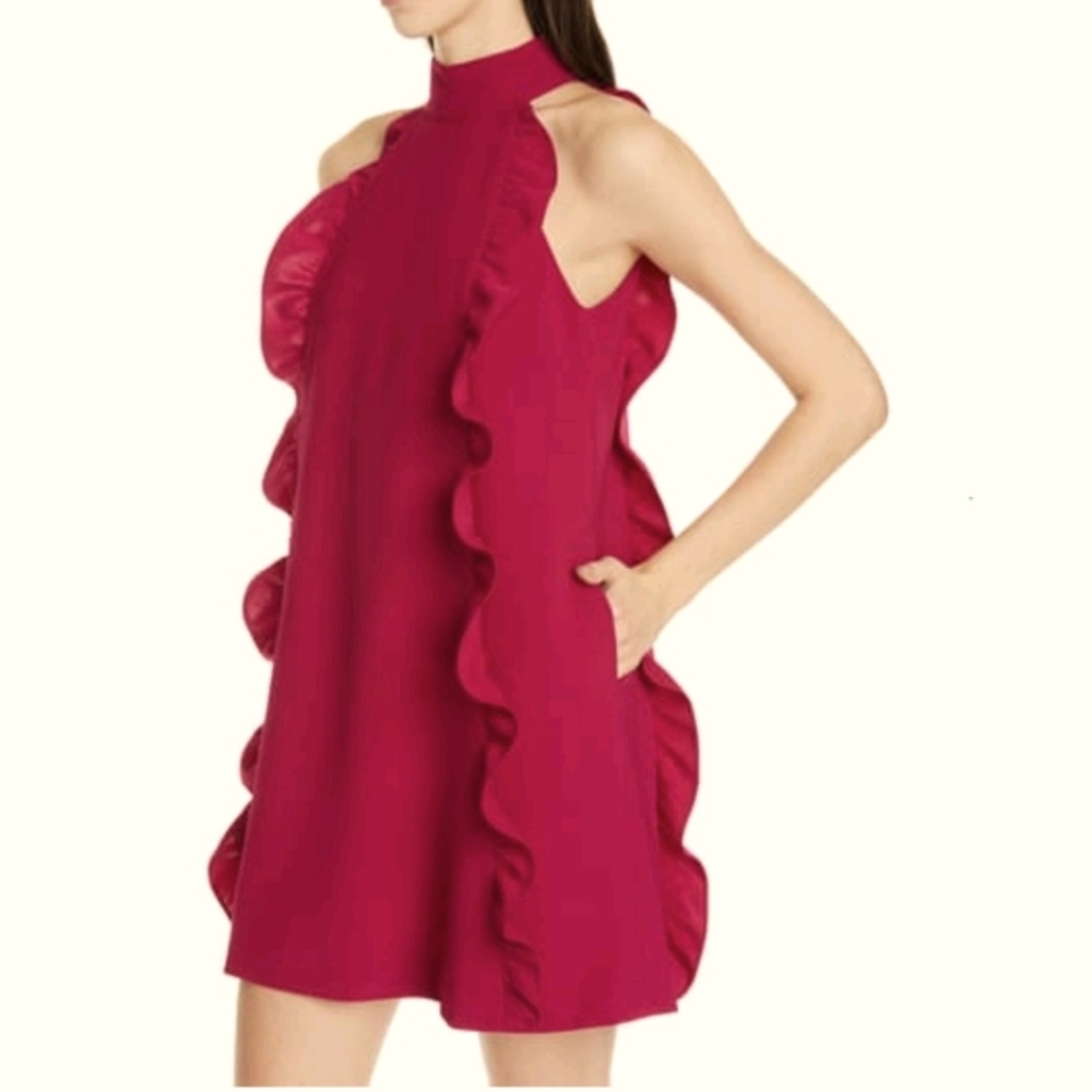Ted Baker Torriya Ruffle Tunic Dress Size 4 / Ted Size 1